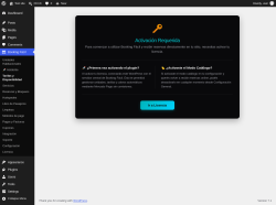 Page screenshot: Booking F&aacute;cil &rarr; Tarifas y Disponibilidad
