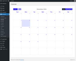 Page screenshot: Bookingor → Calendar