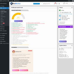 Page screenshot: BotBlocker &rarr; Health Status