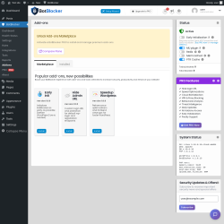 Page screenshot: BotBlocker &rarr; Addons