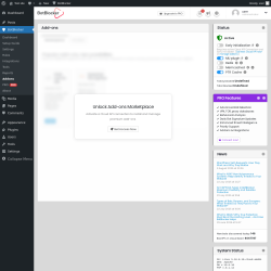 Page screenshot: BotBlocker &rarr; Addons