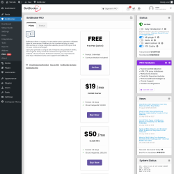 Page screenshot: BotBlocker &rarr; PRO