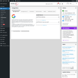 Page screenshot: BotBlocker &rarr; Integrations