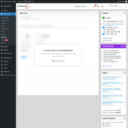 Page screenshot: BotBlocker &rarr; Addons