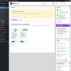 Page screenshot: BotBlocker &rarr; Addons
