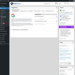 Page screenshot: BotBlocker &rarr; Integrations