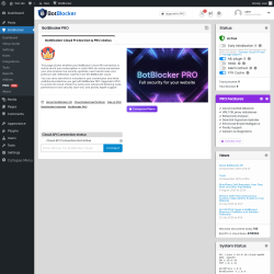Page screenshot: BotBlocker &rarr; PRO