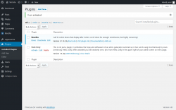 Page screenshot: Plugins &lsaquo; Test site &mdash; WordPress