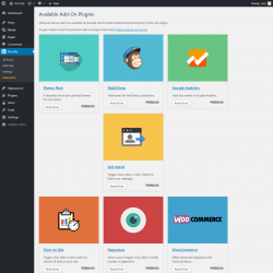 Page screenshot: Boxzilla &rarr; Extensions