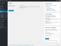 Page screenshot: Boxzilla &rarr; Settings