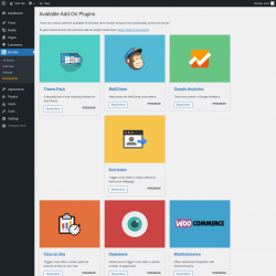 Page screenshot: Boxzilla &rarr; Extensions