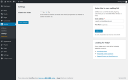 Page screenshot: Boxzilla &rarr; Settings