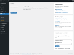 Page screenshot: Boxzilla &rarr; Settings