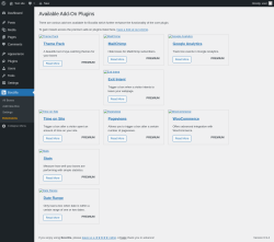Page screenshot: Boxzilla &rarr; Extensions