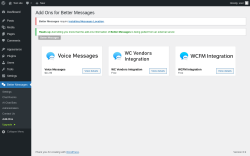 Page screenshot: Better Messages &rarr; Add-Ons