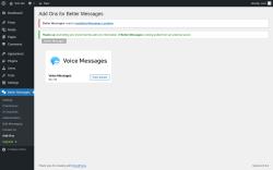 Page screenshot: Better Messages &rarr; Add-Ons