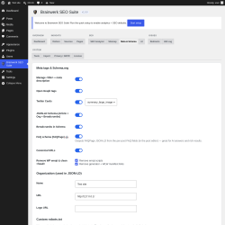 Page screenshot: Brainwerk SEO Suite &rarr; 
                                    Meta & Schema                                