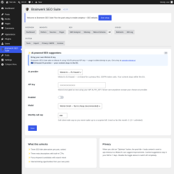 Page screenshot: Brainwerk SEO Suite &rarr; 
                                    AI                                