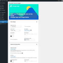 Page screenshot: Branded Social Images