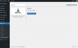 Page screenshot: Settings → BreadcrumbsPress