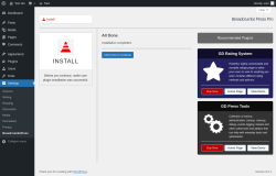 Page screenshot: Settings → BreadcrumbsPress