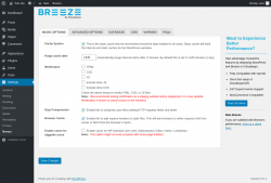 Page screenshot: Settings → Breeze