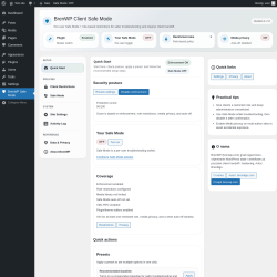 Page screenshot: BrenWP Safe Mode