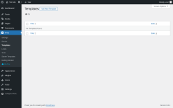 Page screenshot: Brizy → Templates
