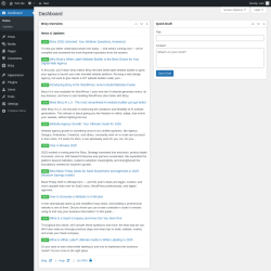 Page screenshot: Dashboard &lsaquo; Test site &mdash; WordPress