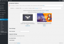 Page screenshot: Settings &rarr; Broadcast Companion (Twitch)