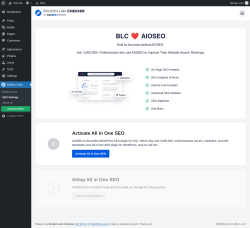 Page screenshot: Broken Links &rarr; SEO Settings