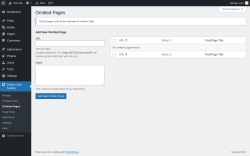 Page screenshot: Broken Link Notifier &rarr; Omitted Pages