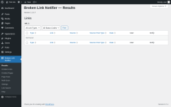 Page screenshot: Broken Link Notifier