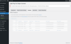 Page screenshot: Split Pay &rarr; 
									Transfers								