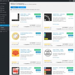 Page screenshot: Wow-Company