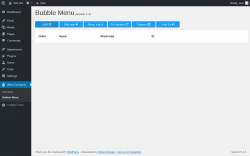 Page screenshot: Wow-Company → Bubble Menu