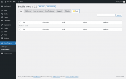 Page screenshot: Wow Plugins → Bubble Menu →  Rate