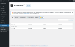 Page screenshot: Wow Plugins → Bubble Menu →  Rate