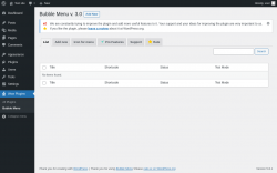 Page screenshot: Wow Plugins → Bubble Menu