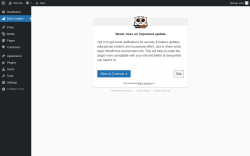 Page screenshot: Bubo Insights ‹ Test site — WordPress