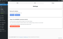 Page screenshot: Bubo Insights → Settings