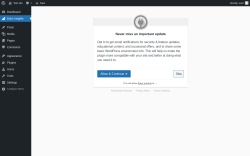 Page screenshot: Bubo Insights ‹ Test site — WordPress