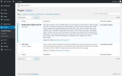 Page screenshot: Plugins &lsaquo; Test site &mdash; WordPress