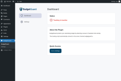 Page screenshot: BudgetGuard