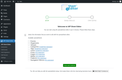 Page screenshot: WP Sheet Editor