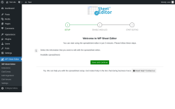 Page screenshot: WP Sheet Editor