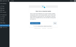 Page screenshot: Frontend Sheet ‹ Test site — WordPress