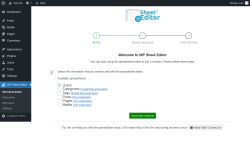 Page screenshot: WP Sheet Editor