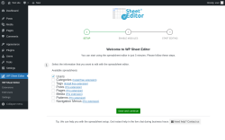 Page screenshot: WP Sheet Editor
