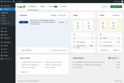 Page screenshot: Statistics